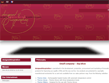 Tablet Screenshot of designed4inspiration.com
